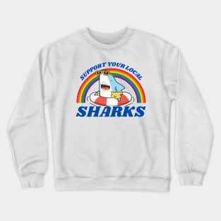 Support your local Sharks Crewneck Sweatshirt